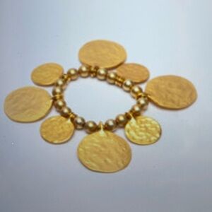 Frances Valentine Gold Shilling Bracelet